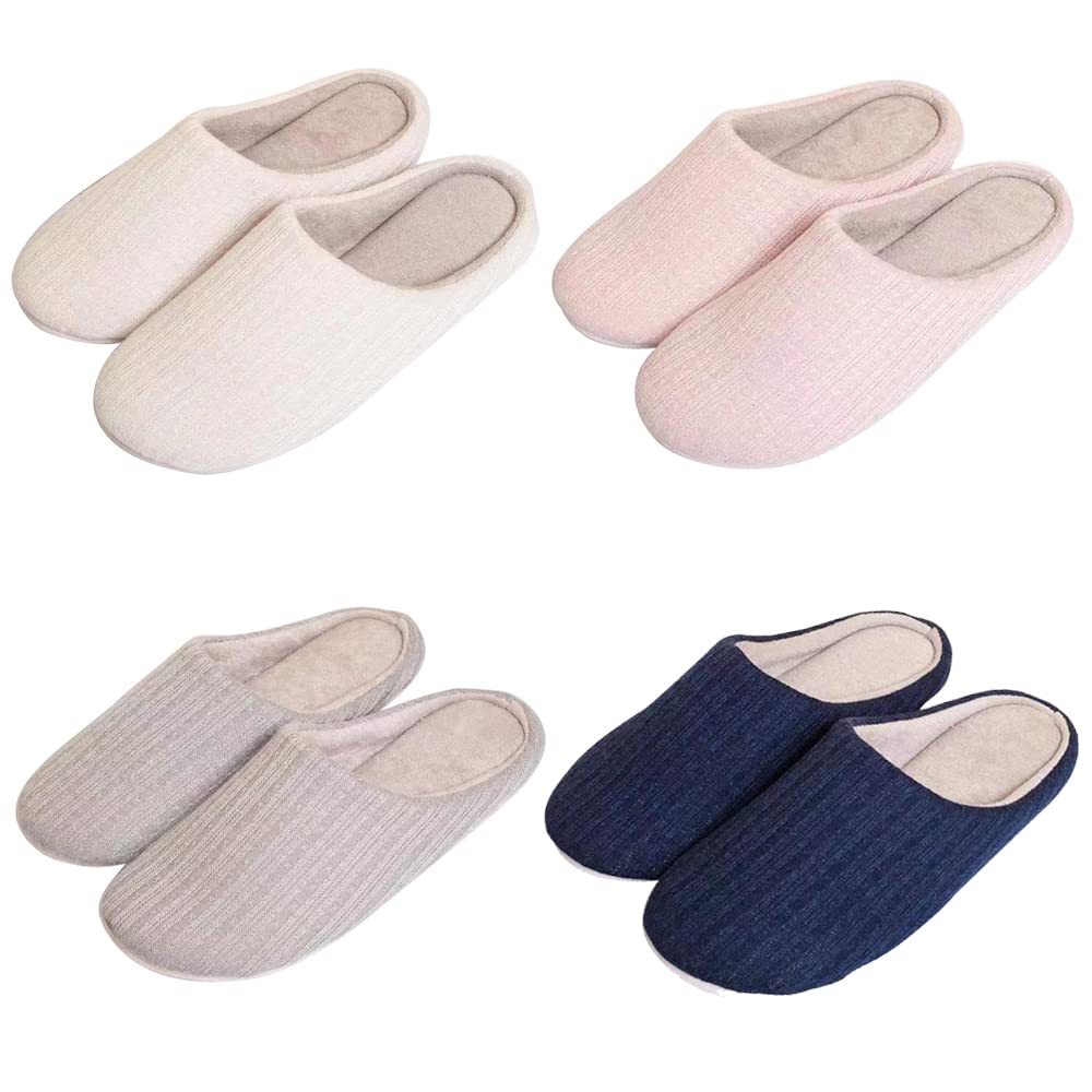 

Fanyker Комнатные Моющиеся Комнатные Гостевые и Стильные и Набор Тапочек 2 Идеально для Гостей и Подарков Тапочки, Обувь, Тапочки, Тихие, Унисекс, Женские Мужские,