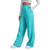 Women's High Waist Color Wide Leg Yoga Pants for Workout and