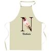 Tablier de cuisine - Nathalie Lettre - Impression bretonne - Coton résistant - Liens réglables