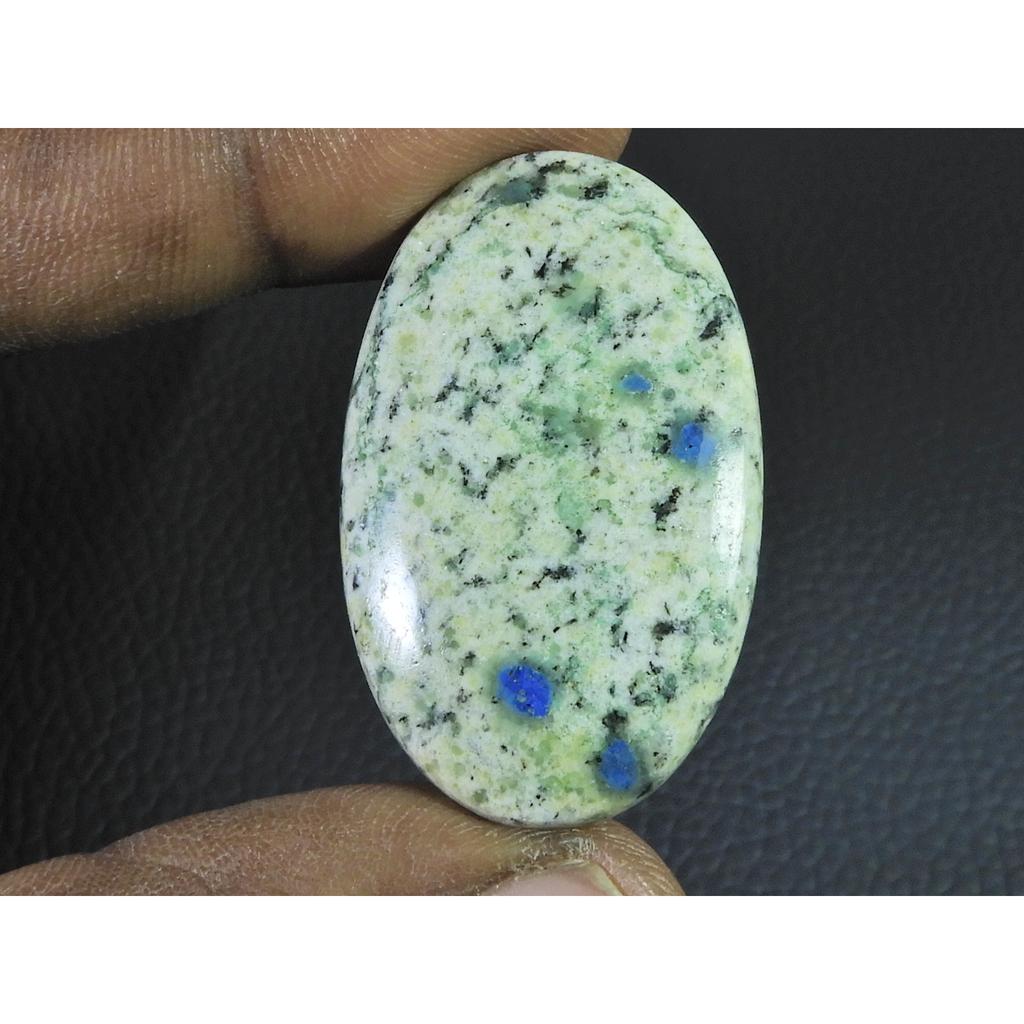 42Cts. Natural K2 Azurite Oval Cabochon Loose Gemstone 24X40X05 MM B-388