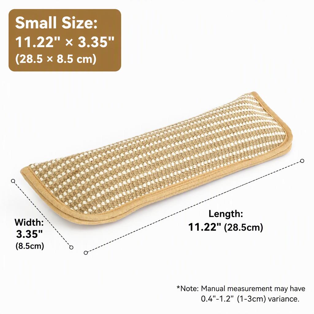 Natural Sisal Cat Kicker Pillow Catnip Scratching Mat Chew Toys for Indoor Cats Bunny Kicking Teething 1