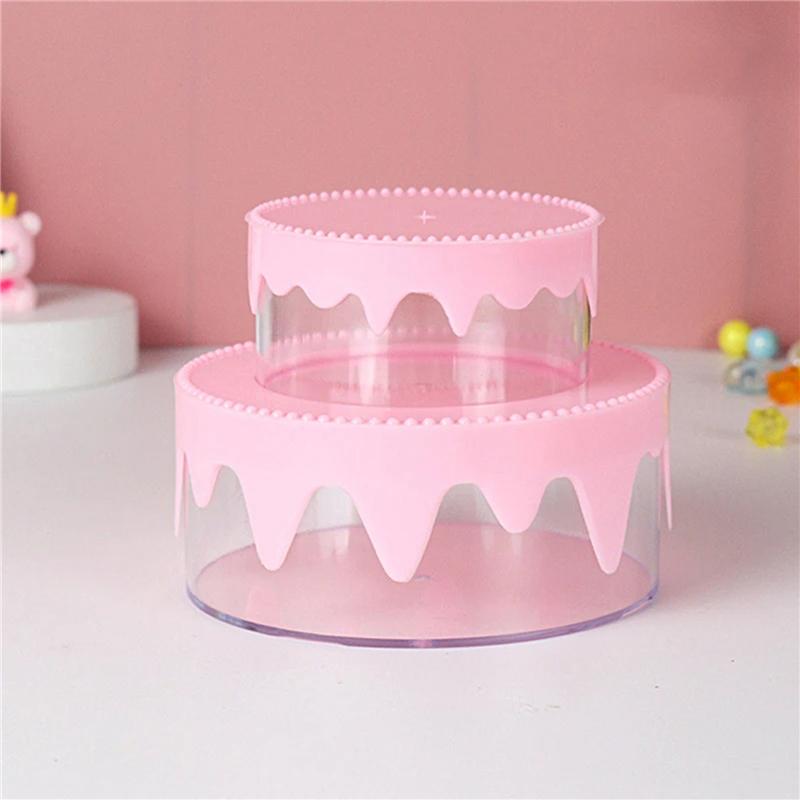 Double Cream Cake Box Material Diy Buttercream Glue Cake Box Accessories Material Kit Handmade Jewelry Storage