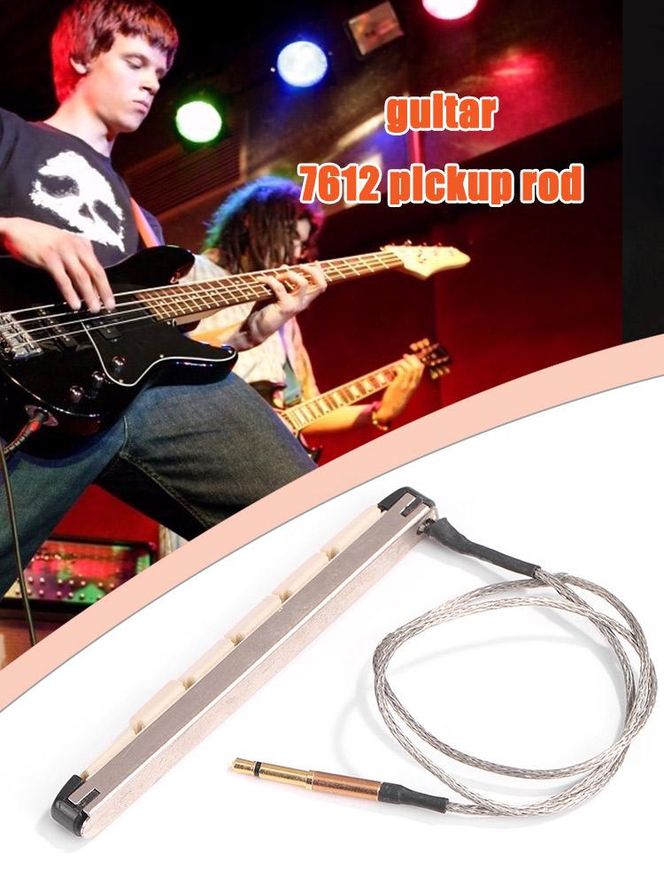 1pc 6 String High Sensitive Acoustic Guitar Bridge Saddle Pickup Rod Accessories