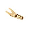 Plug Spade Adapter Audio Amplifier Adapter Y Type Binding Post U/Y Fork Spade Male Hifi Banana Plug