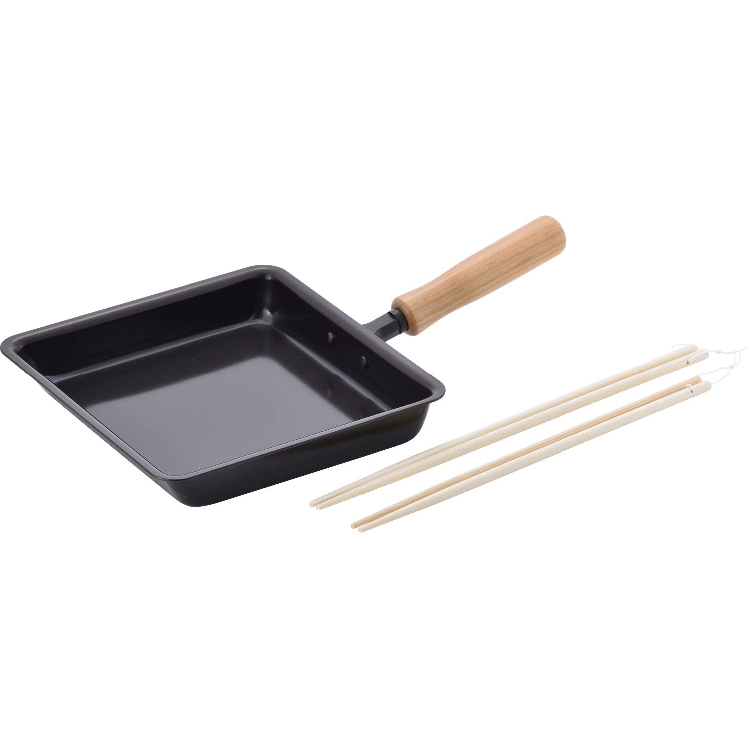 

Wahei Freiz Tsubame Sanjo Iron Frying Pan Tamagoyaki 13 x 18cm IH Compatible Gas Tamagoyaki Wooden Handle with Cabbage Made in Japan Chitose Chitose