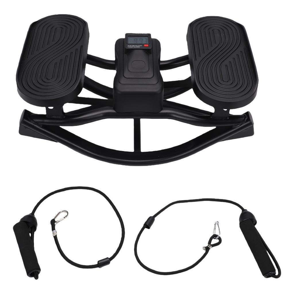 Stair Stepper with Bands Quiet HD Display Fitness Stepper for Exercising Hips Thighs Core Muscles