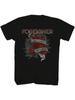 Camiseta de Banda Foreigner I Want To Know para Adultos Negra de Manga Corta Camiseta Gráfica Estilo Vintage Rock de los 80