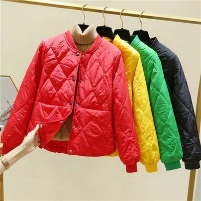 Light Down Cotton-padded Clothes Women's Winter Clothes New Korean Version Loose and Thin Short Cotton-padded Clothes Small Cotton-padded Jacket