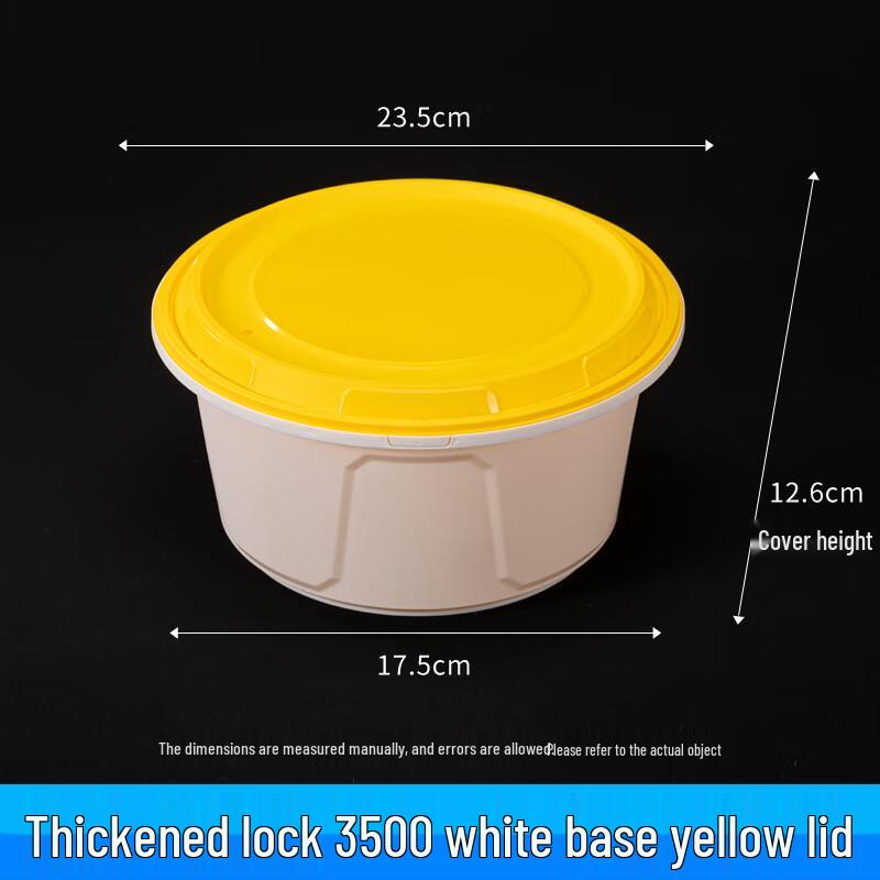 Disposable Round Food Takeaway Bucket