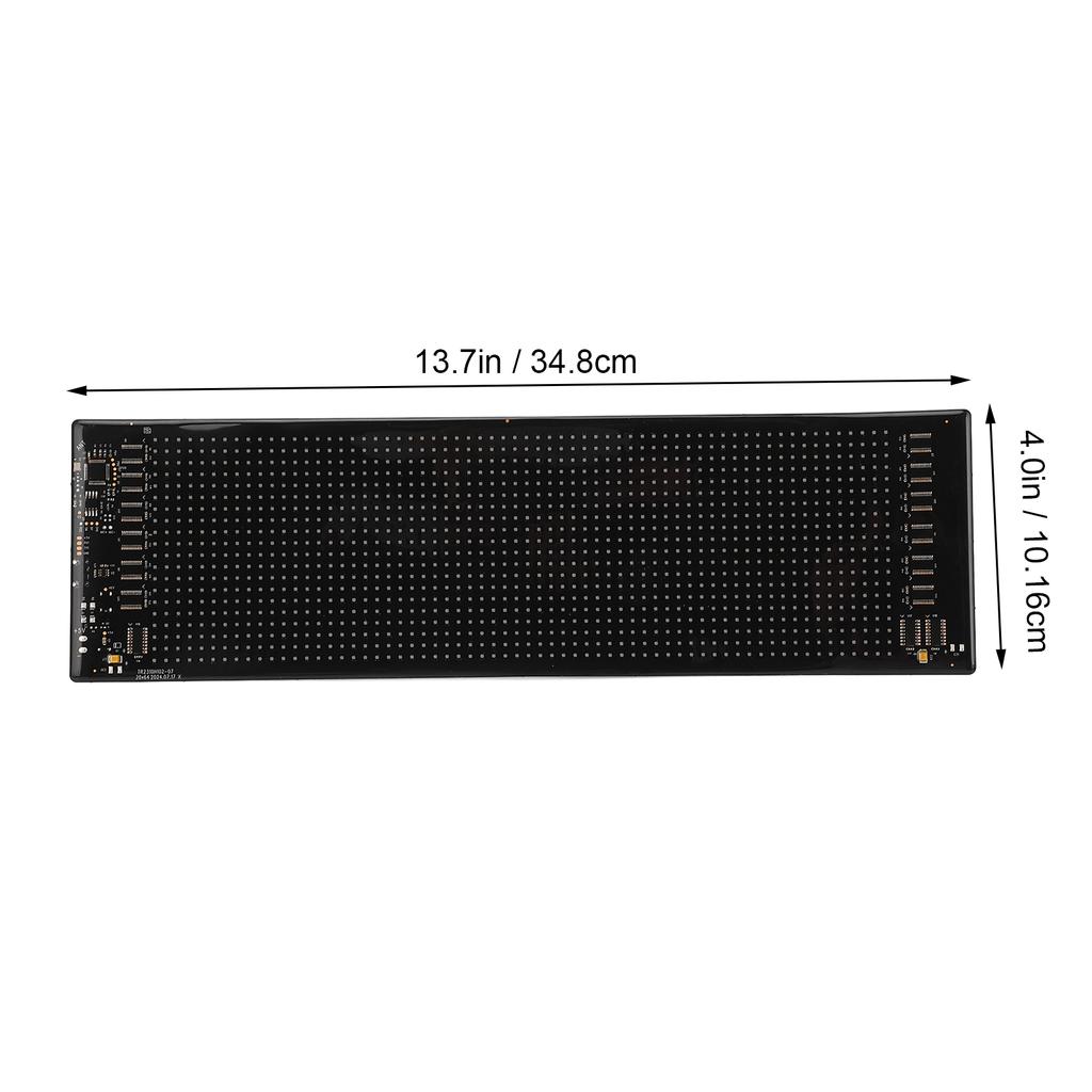 Programmable LED Display 20x64 Pixels IP65 Water Proof Soft USB 5V Bluetooth LED Matrix Panel