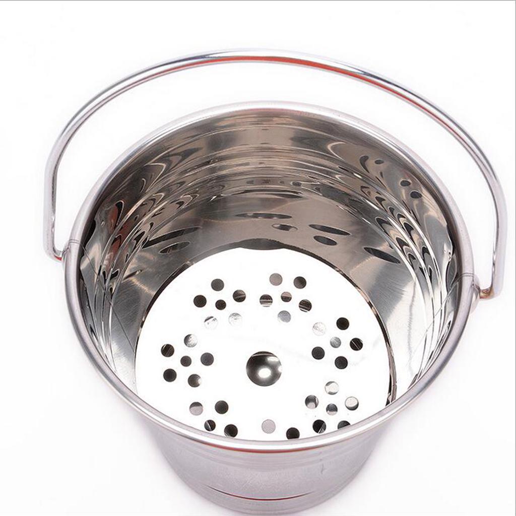 

Stainless Steel Champagne Beer Ice Bucket Cooler with Handle for Home Party Bar 1.5L/2L/2.5L 1.5L