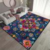 Bohemian National Style Living Room Bedroom Sofa Bedside Carpet Soft Flannel Non-Slip and Dirt Resistant Home Decor Anti-slip