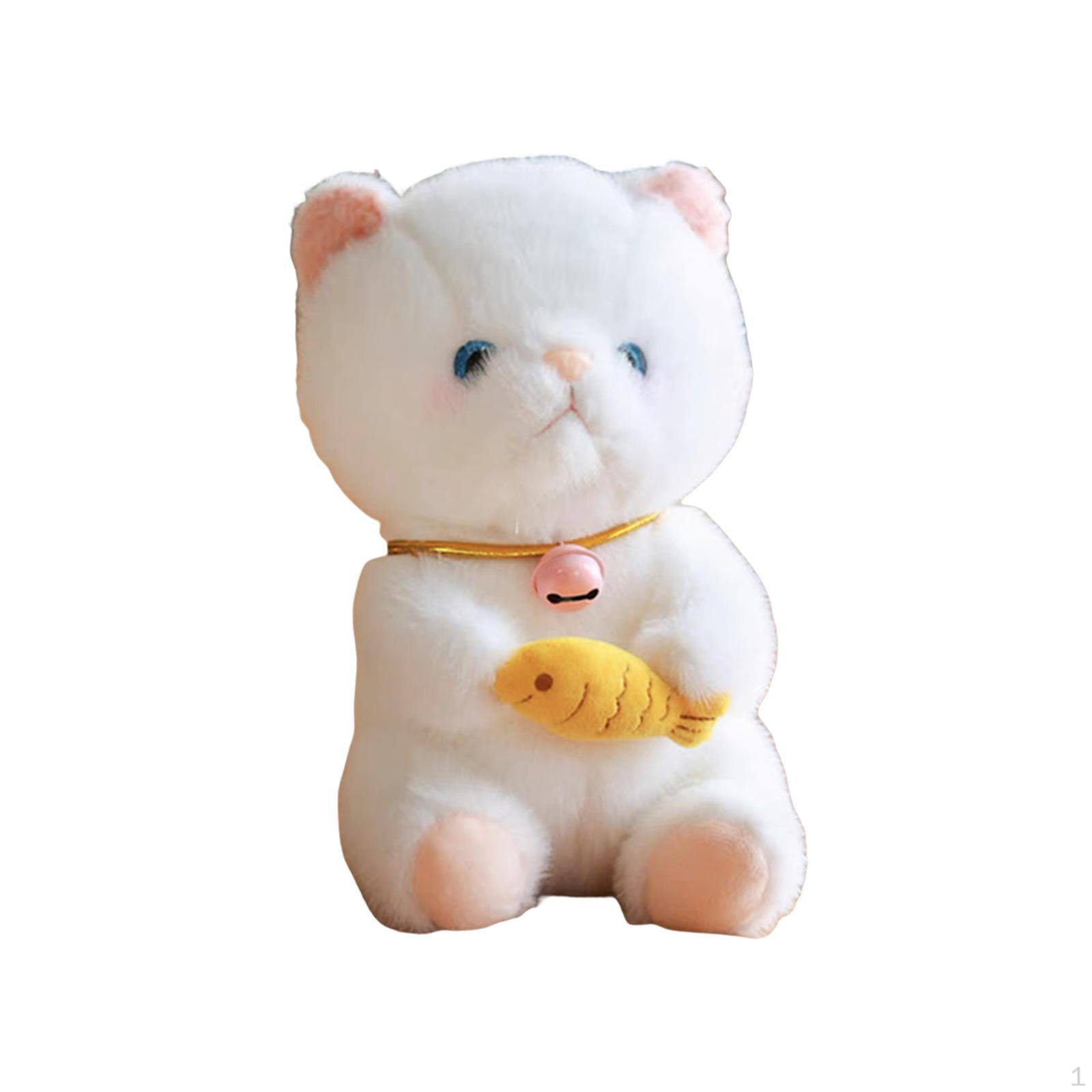 10-дюймовая плюшевая фигурка животного-котенка, мягкие игрушки-кошки, подушка для сна и объятий для автомобиля