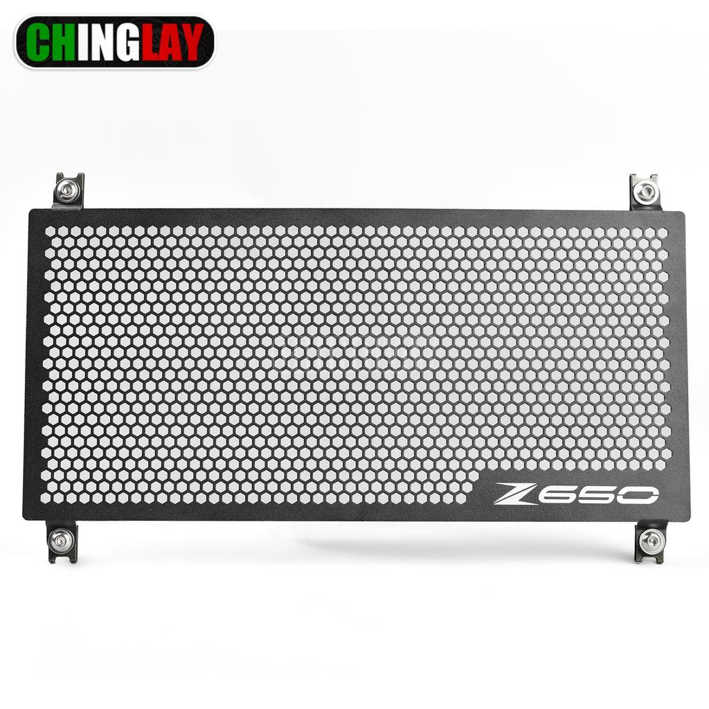 Motorcycle Radiator Grille Guard Fit with Kawasaki Z650/Ninja650/ Z650RS 2016-2026Radiator Protective Cover Accessories