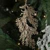 Plastic Cypress Leaves Pendant Simulation Christmas Ornament  Christmas Day