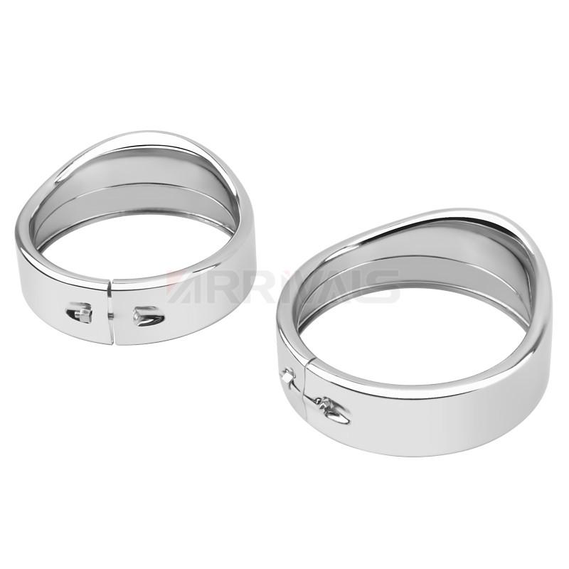 

Motorcycle Headlight Trim For Harley Touring Road King Electra Glide Softail FLD/FLH 7 Ring Bezel Visor 4.5 led Fog light