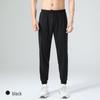 Men's Quick-Dry Nylon Ice Silk Sports Pants: Outdoor, Drapey, Cuffed, Casual, High-Elasticity Trousers.