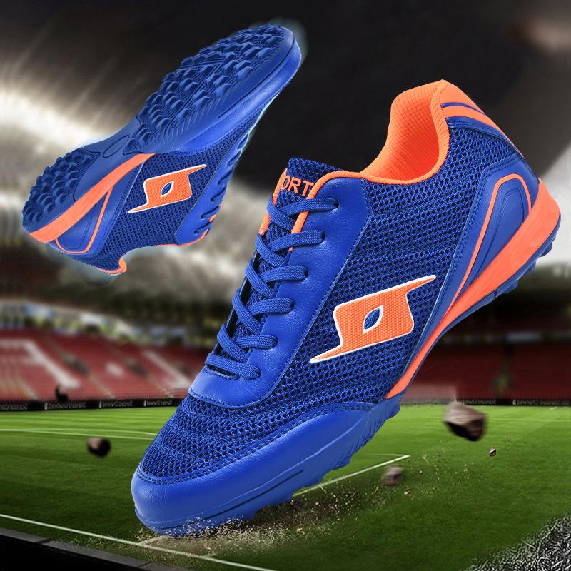 Xisailong Youth Football Shoes for Boys & Girls with Velcro/Lace - Primary & Middle School Sports Training TF Studded