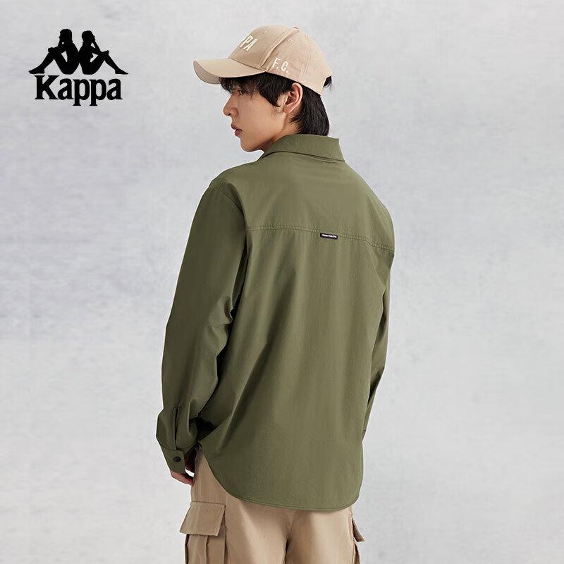 Kappa Unisex Long Sleeve Button-Up Shirt M
