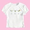 European and American style women's clothing new INS personalized street letter printing short navel short-sleeved T-shirt top