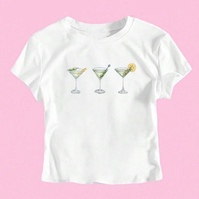 European and American style women's clothing new INS personalized street letter printing short navel short-sleeved T-shirt top