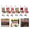 Set of 6 Christmas Giftbag Socks for Home Decoration Indoors Outdoor Hanging Stockings for Fireplaces Christmas Tree