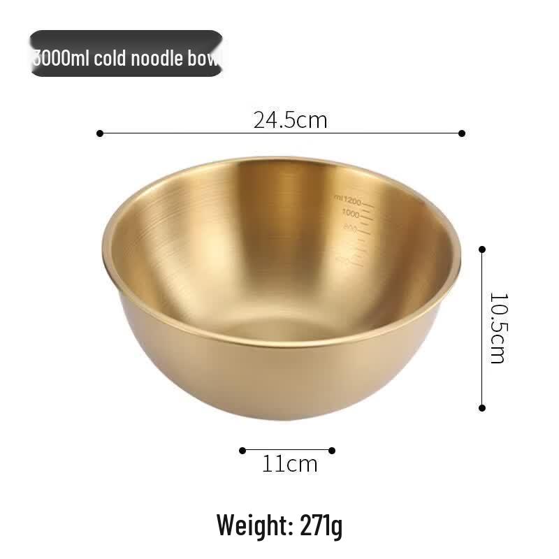 Korean Style 304 Stainless Steel Multi-use Bowl
