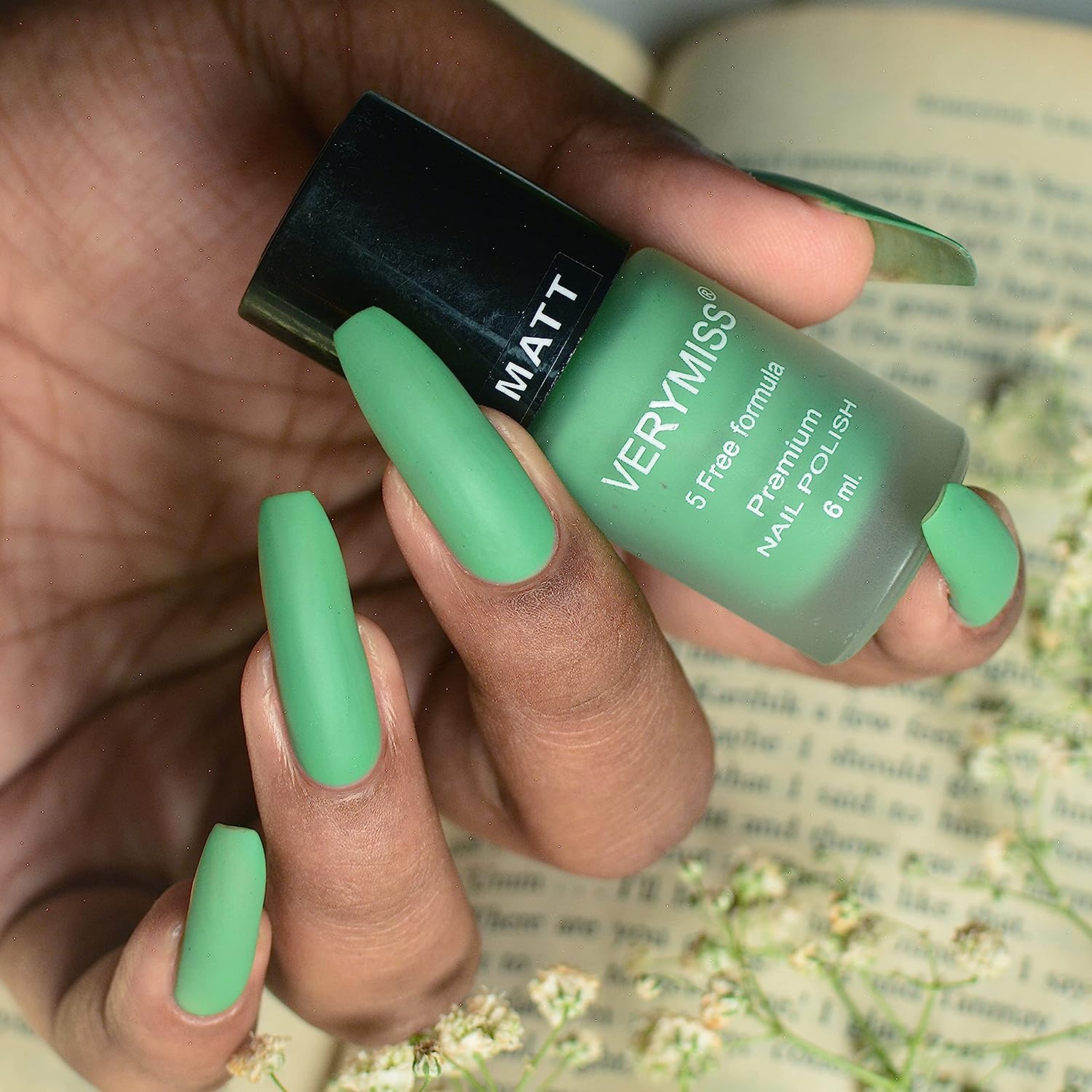 Матовый лак для ногтей премиум-класса | Плавное приложение | Быстрая сушка | Веган | — фото 13