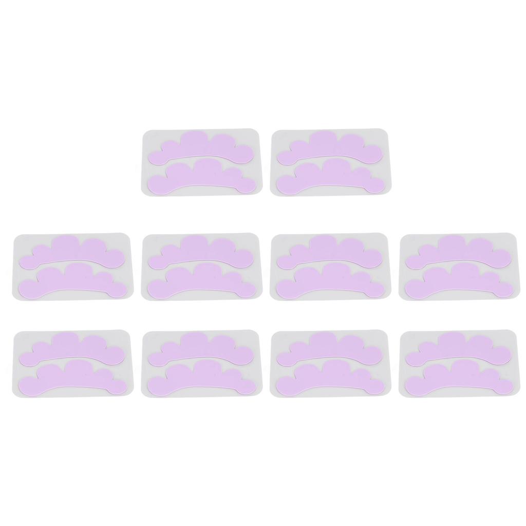 10 Pairs Silicone Eyelash Extension Under Eye Pads Arch Shape Reusable Eyelash Extension Patches