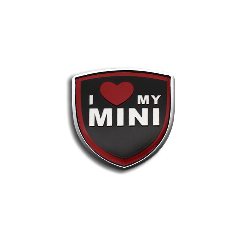 

1/2Pcs 3D Metal Car Styling Shield Stickers Trunk Exterior Auto Decals Accessories For MINI Cooper JCW WORKS R55 R56 F55 F56 R57