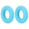 2pcs Hand Grip Strengthener Silicone O Type Finger Exerciser Ring for Muscle Training Recovery Blue 40lb