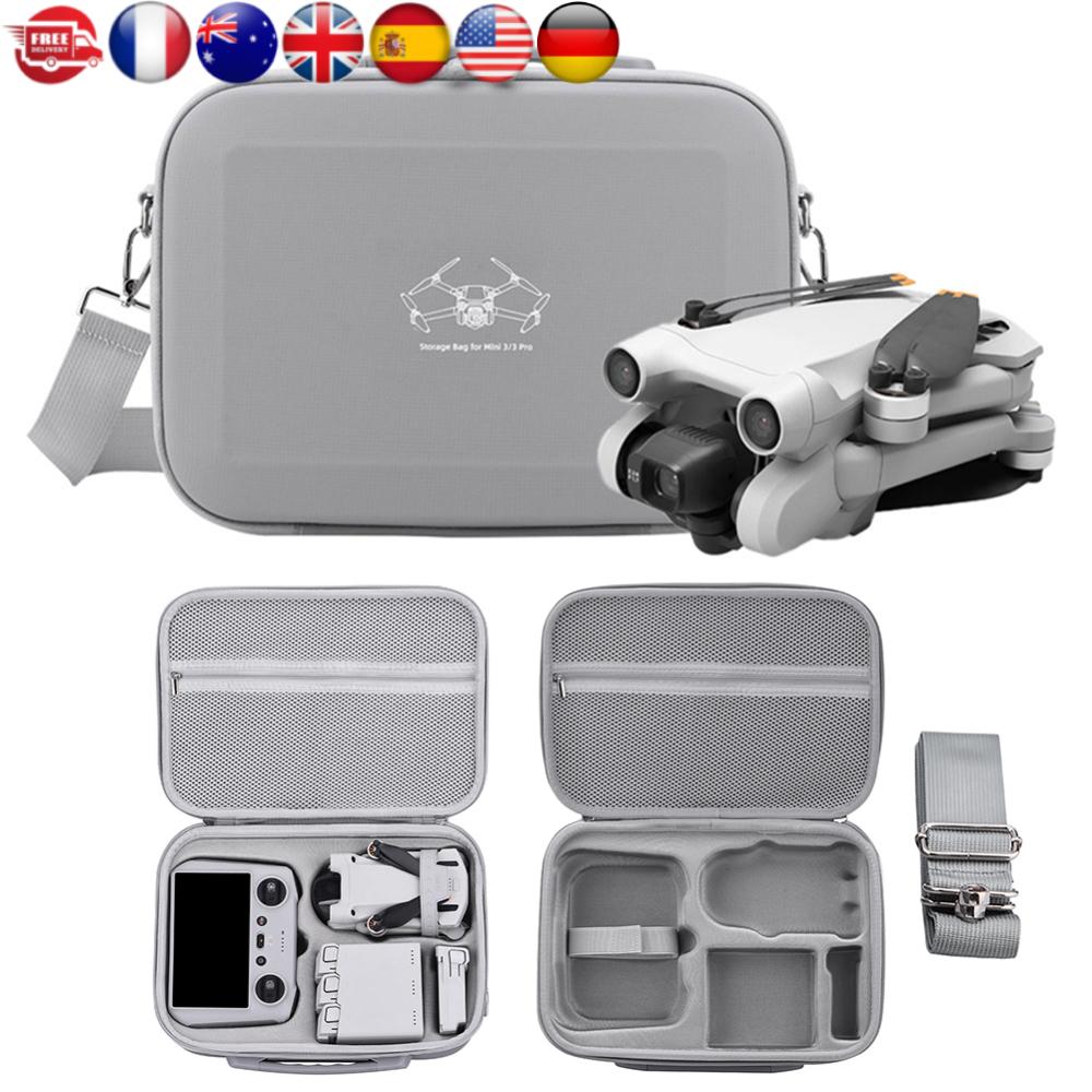 

Portable Carrying Case Shockproof Hardshell Travel Case Anti-scratch PU Leather Shoulder Bag for DJI Mini 3 Pro/Mini 3 RC Case United States