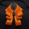 Mens Luxury Korean Suit Shirt Bow Tie Wedding Grooms Gift Heartshaped Lapel Accessory