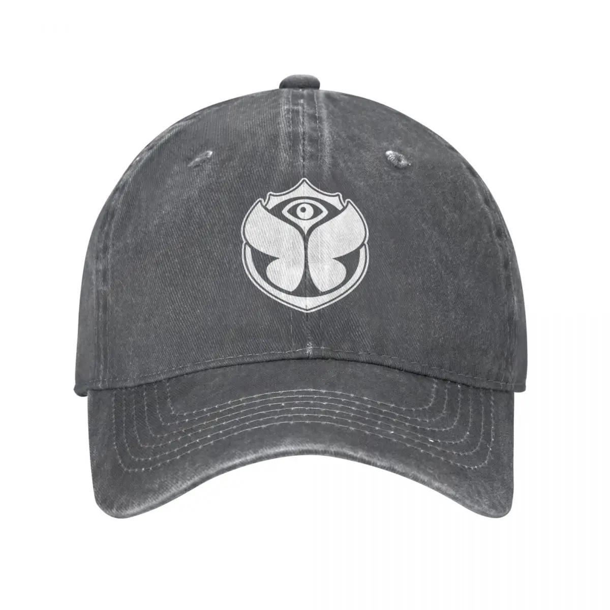 

Tomorrowlands Music Baseball Cap Distressed Denim Washed Snapback Hat for Outdoor Activities Adjustable Hats Cap