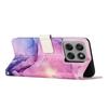 For Motorola Edge 60 Pro 5G Stand Case Marble Pattern PU Leather Wallet Phone Cover
