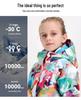 Gsousnow Kids' Windproof Waterproof Ski Jacket - Warm Ski Suit for Boys & Girls Outdoor