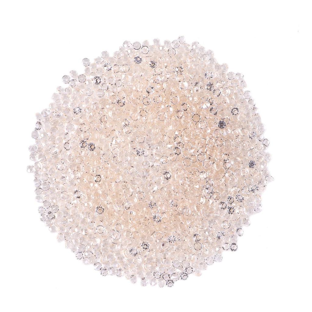 1000Pcs 3Mm Acrylic Rhinestone Shiny Crystal Bright Multi Color Craft Decoration for Cloth Nail Tips Photo Album Phone Case DIY