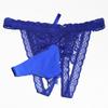 Sissy Lingerie For Men Sexy Seductive Thong Lace Open Crotch Panties Pouch Sheath Underwear Transparent Ultra-Thin Underpants