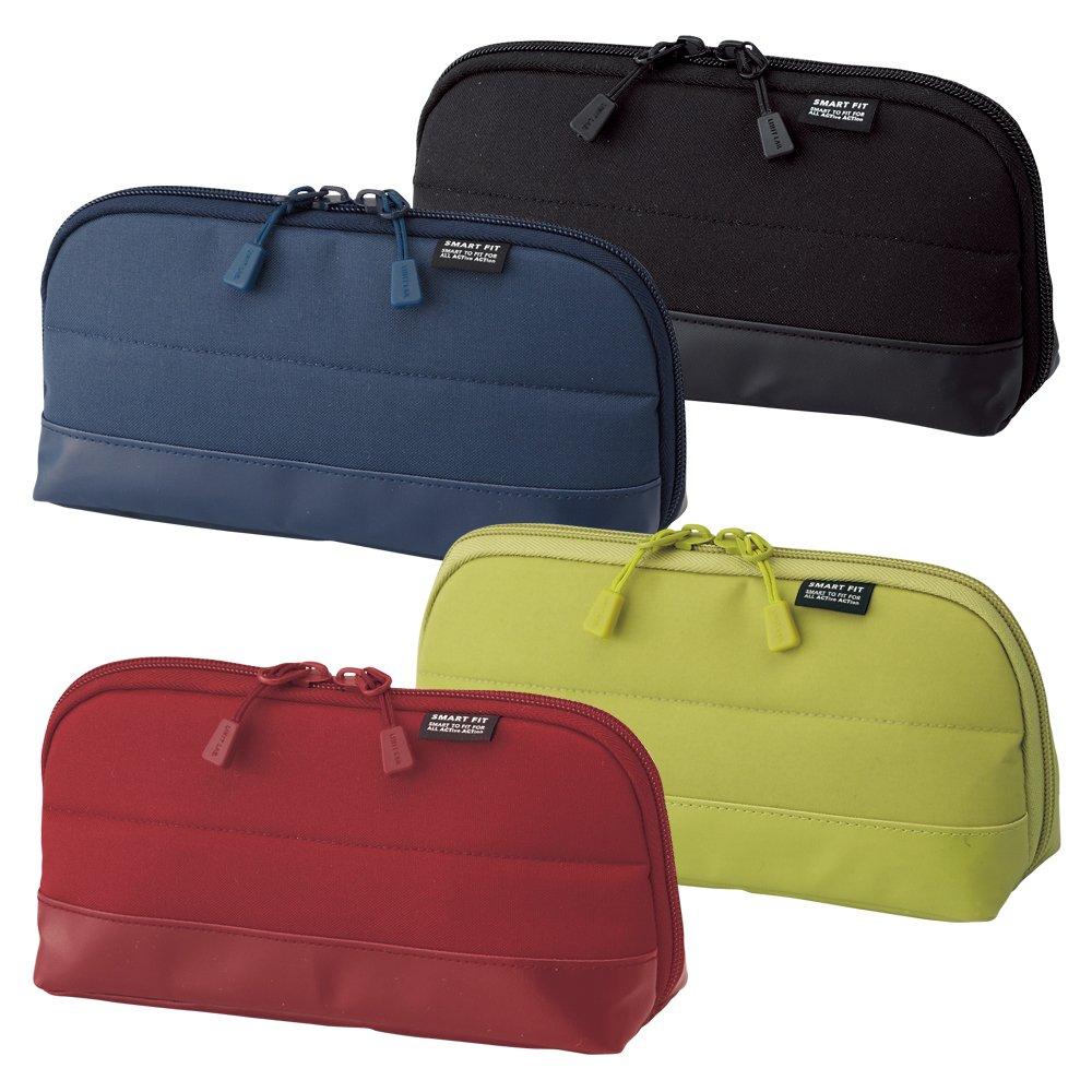 LIHIT LB. Large Capacity Wide Open Pen Case, Navy, A7688-11