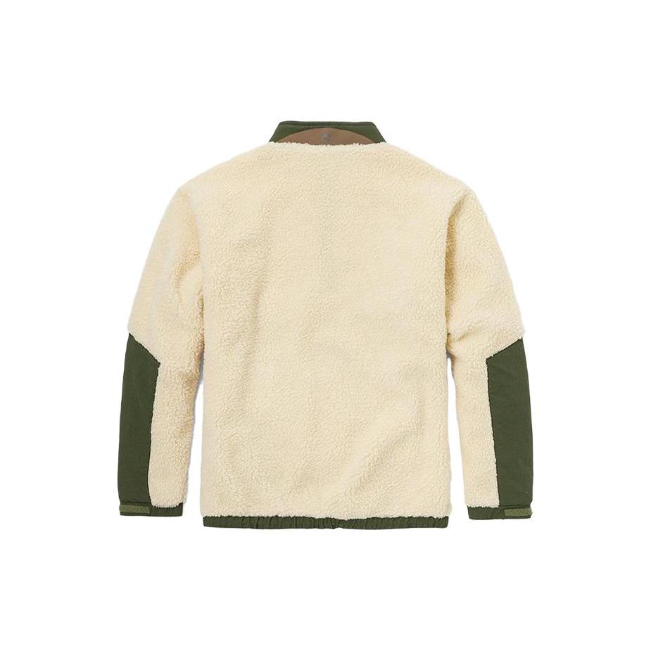 Timberland Velvet Jackets Unisex Smoke White Stand Collar Thickened A5URK-V04
