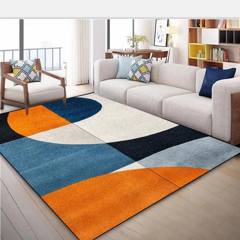 European Geometric Carpet for Living Room Large Area Decoration Modern Home Bedroom Rug Soft Non-slip 200x300 Lounge Sofa Mat