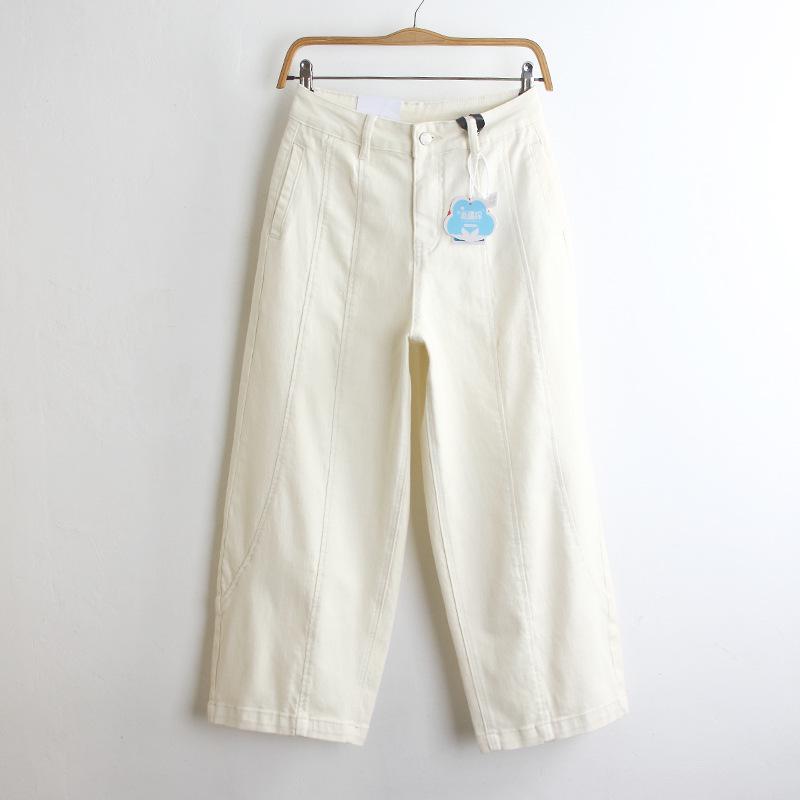8119#26 Spring 3D Cut High Stretch Cropped Harem Jeans - High Waist, 3 Colors, Casual Style Extra Large