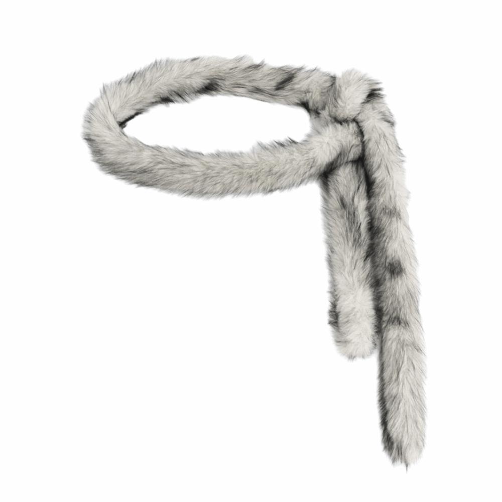 Y2K Faux Fur Leg Warmers Super Soft Fuzzy Boot Cuffs Fashion Faux Furry Belt Halloween Party