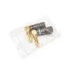 12Pcs 90Degree Banana Plugs 24K Gold Plated Right Angle 4mm Jack Plug Video Audio Adapter Speaker Amplifier Wire Cable Connector