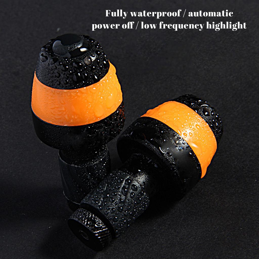 Luce Manubrio Bicicletta Luce di Sicurezza Manopola Manubrio Luce Bici a Batteria Ciclismo LED Tappi Manubrio Luce Indicatore