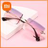 Vintage Mode 2021 Neue Sonnenbrille Randlos Rahmenlos Rechteckig Tönung Verlauf UV400 Sommer Reise Sonnenbrille für Damen