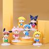 6 Piece Anime Sailor Moon Action Figure Model Gifts Collectible Figurines for Kids 11cm