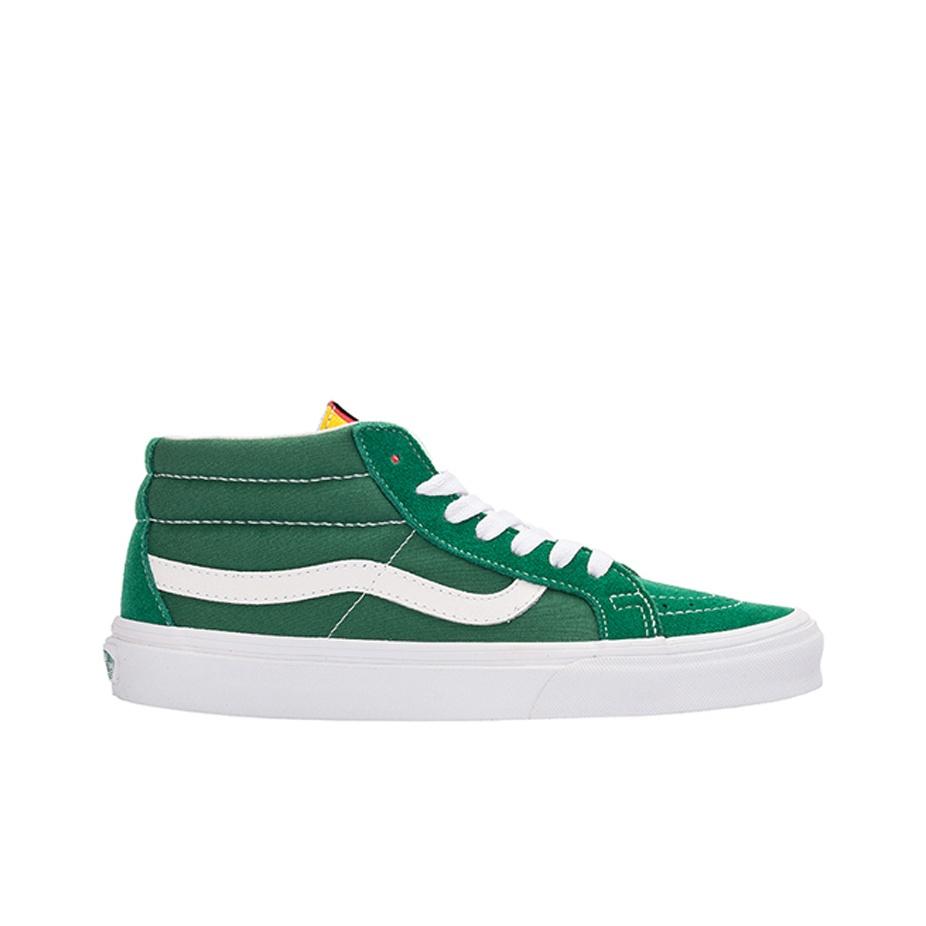 Vans Sk8 Leichte Wraparound Mid-Top Skate Schuhe Unisex Sneaker Weiß Grün VN0A391FTOY