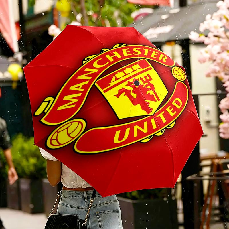 football team.C Print Umbrella Automatic Opening/ Closing - Portable Foldable Design - Daily use for Travel/Outdoor - Gift for Birthday