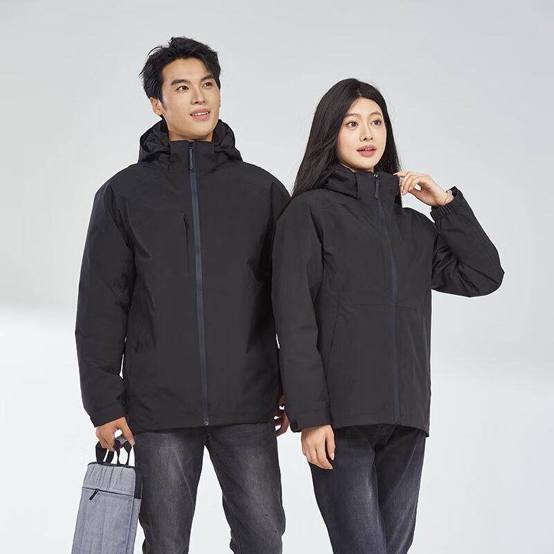 Qishuo 3-in-1 Down-Filled Winter Outdoor Jacket S